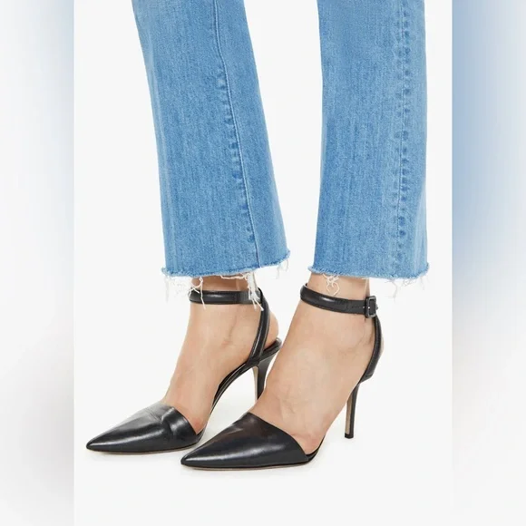 MOTHER High Rise Blue Jeans Flared - Picture 6 of 16